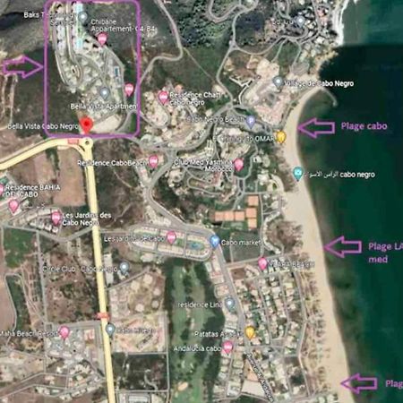Complexe Bella Vista Cabo Negro Martil Mdiq Avec Piscines Plage Wifi Екстер'єр фото